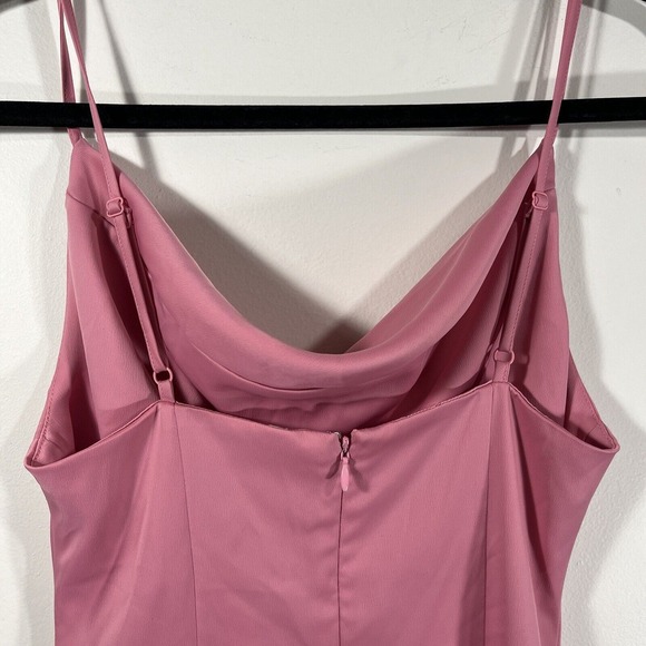 Urban Outfitters Pink Satin‎ Slip Dress Women's Small - Picture 5 of 9